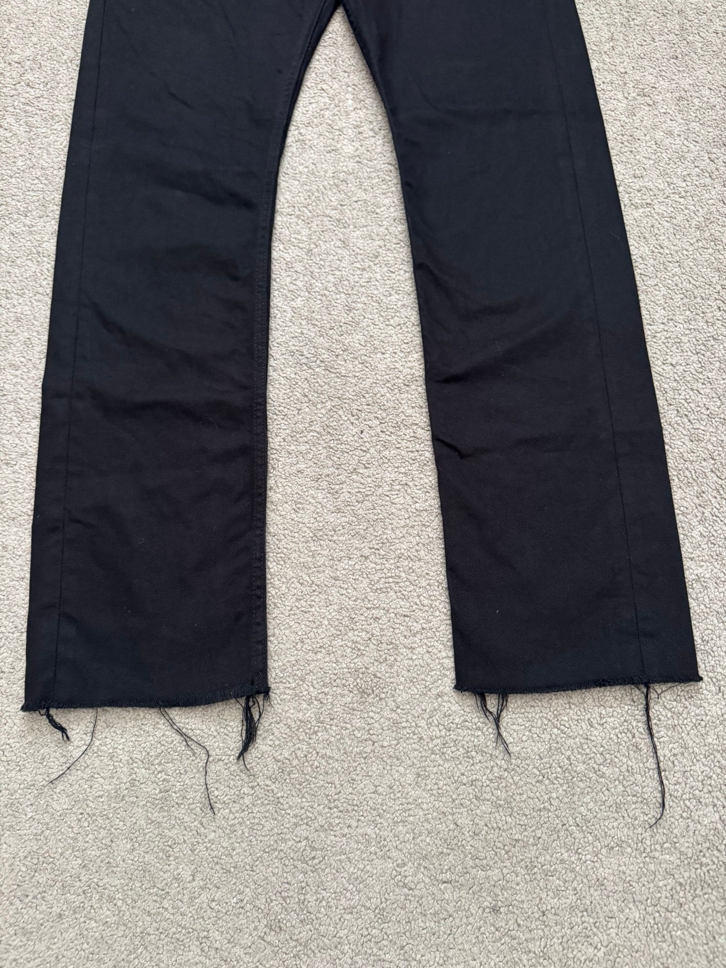 FW23 Celine by Hedi Slimane "Lou" Black Slim Denim Jeans