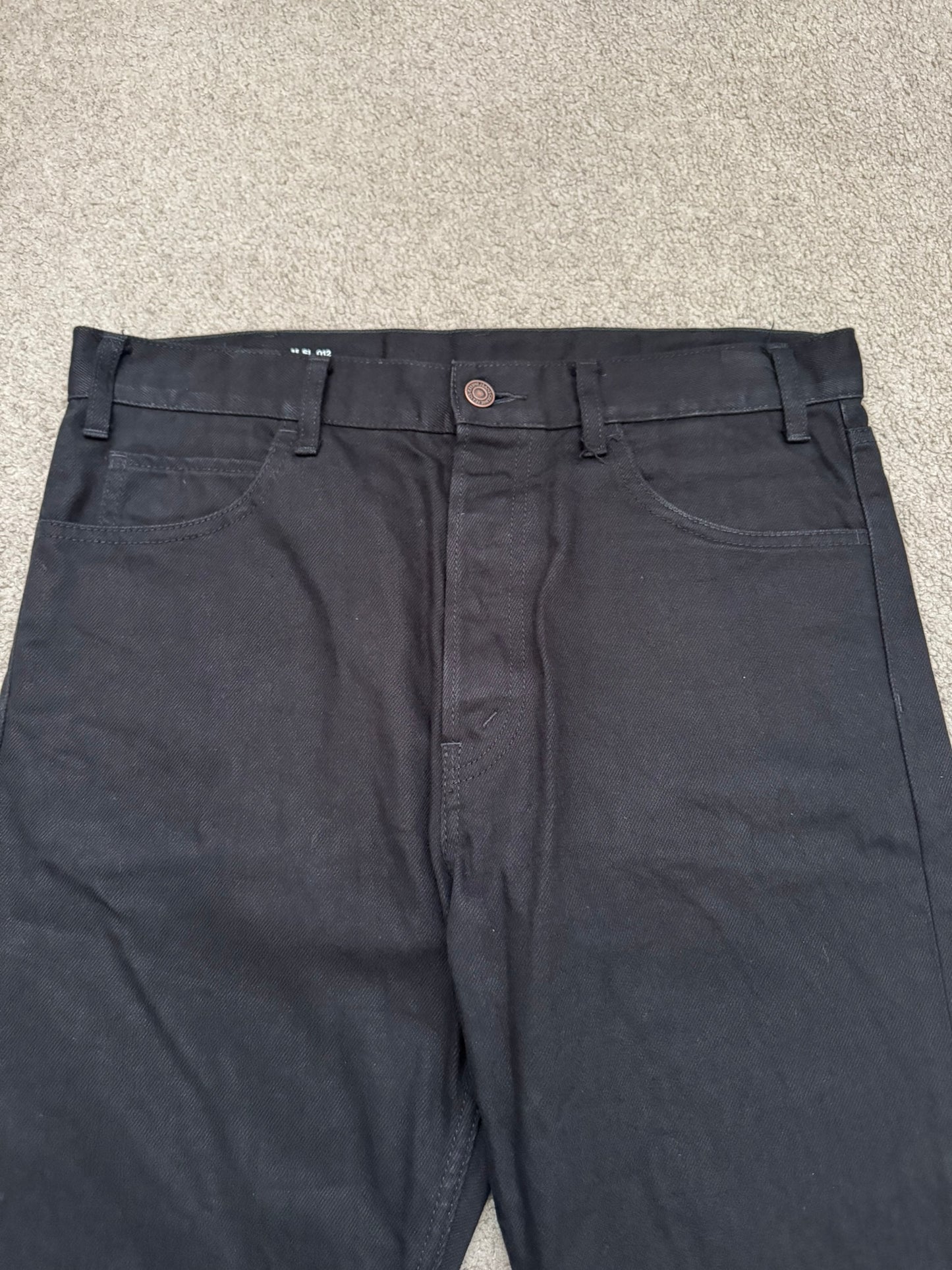 FW23 Celine by Hedi Slimane "Lou" Black Slim Denim Jeans