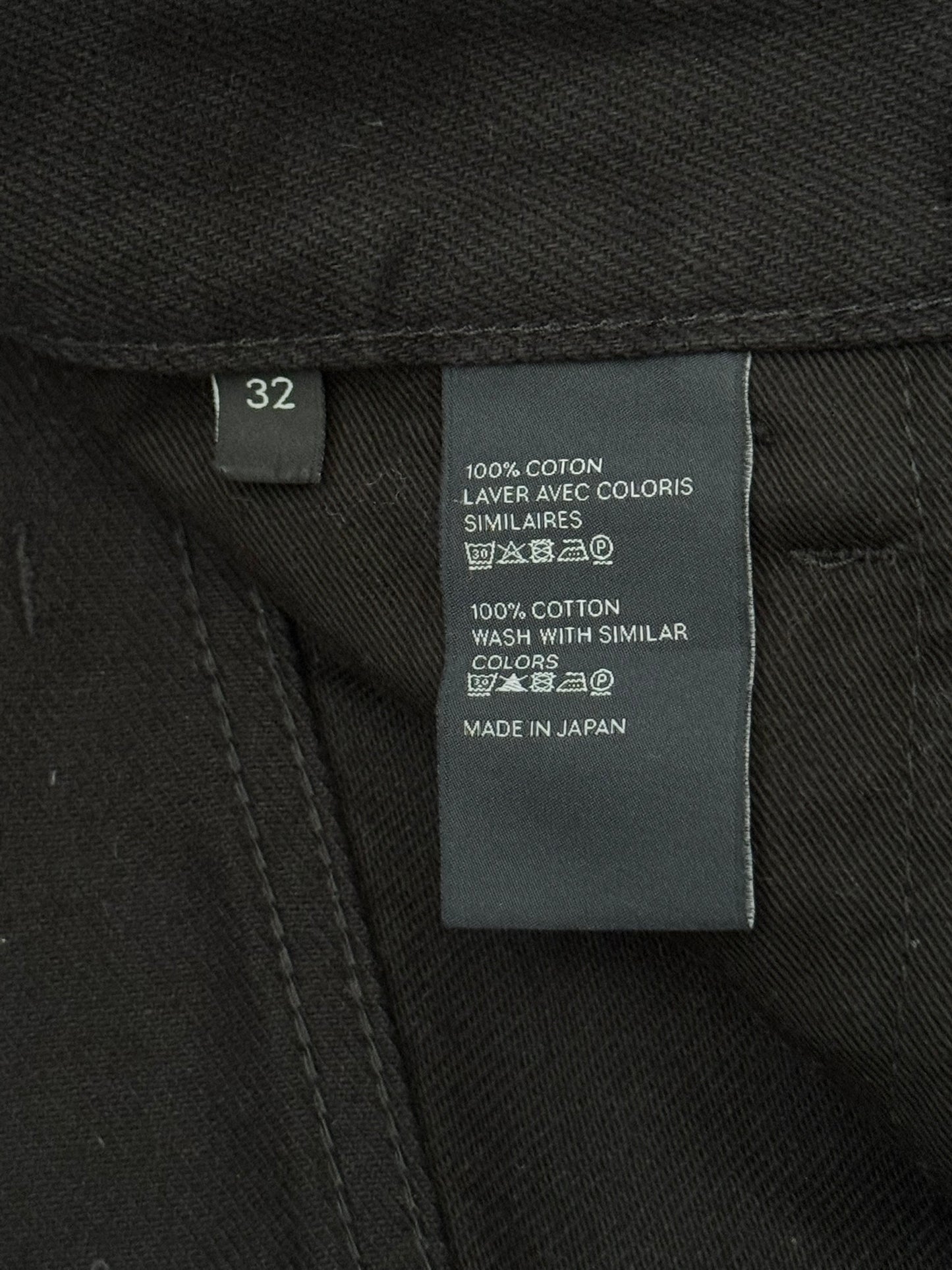 FW23 Celine by Hedi Slimane "Lou" Black Slim Denim Jeans