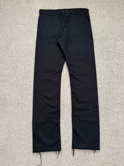 FW23 Celine by Hedi Slimane "Lou" Black Slim Denim Jeans