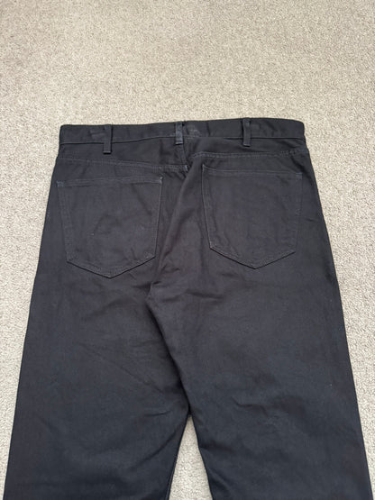 FW23 Celine by Hedi Slimane "Lou" Black Slim Denim Jeans