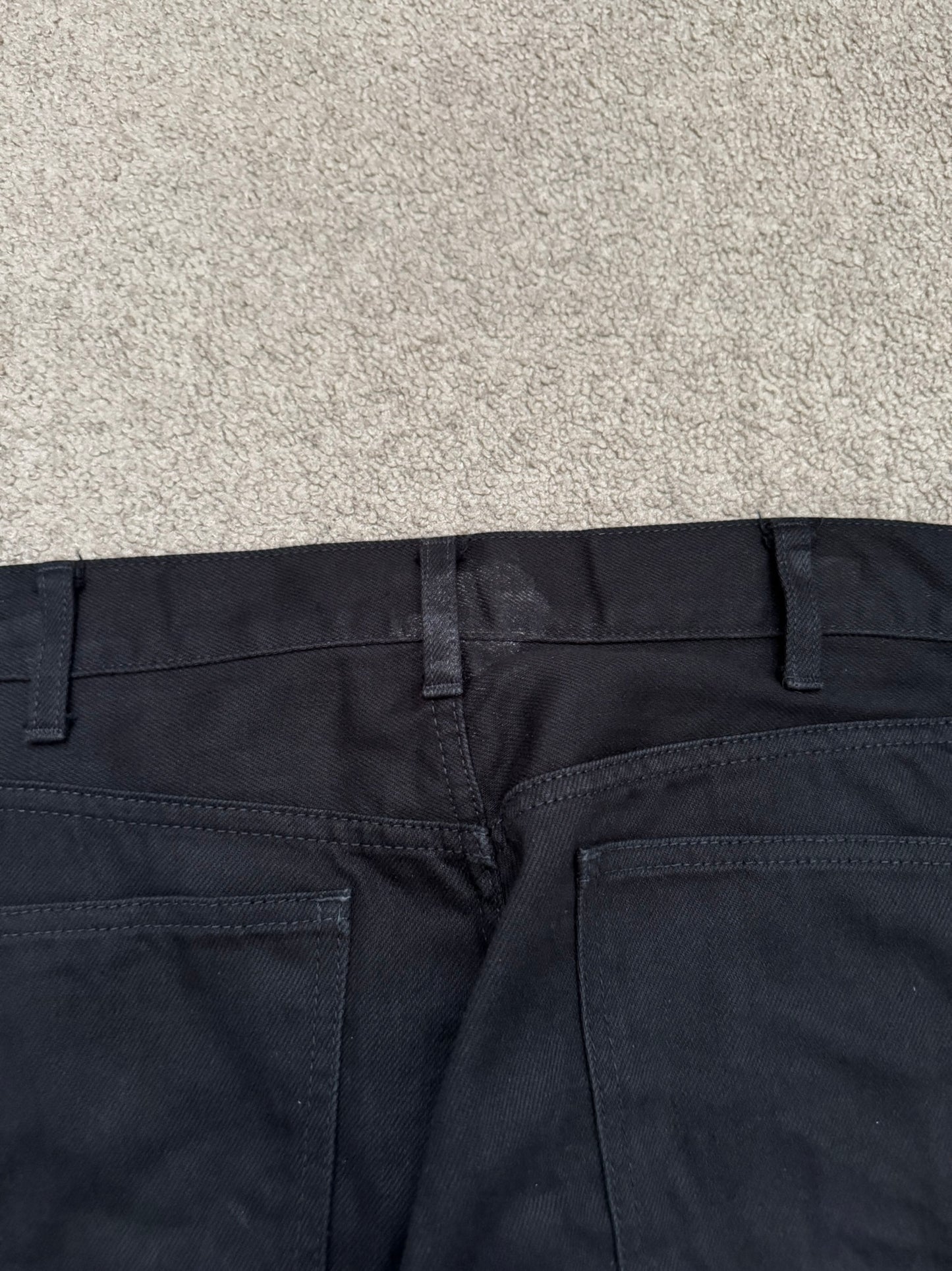 FW23 Celine by Hedi Slimane "Lou" Black Slim Denim Jeans