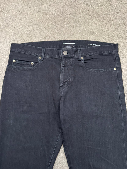 FW14 Saint Laurent by Hedi Slimane Knee Slit D02 Denim Jeans