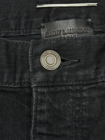 FW14 Saint Laurent by Hedi Slimane Knee Slit D02 Denim Jeans