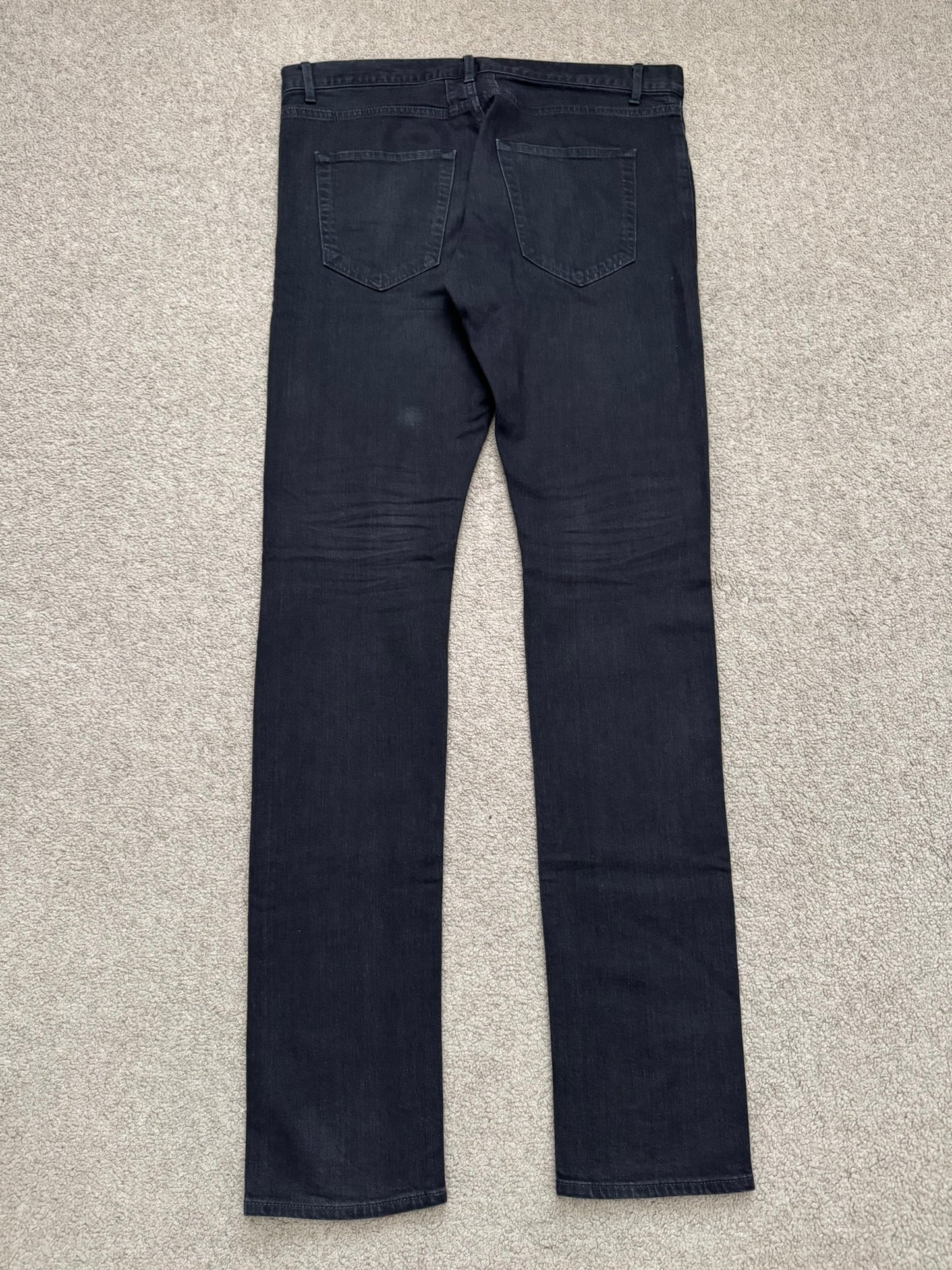 FW14 Saint Laurent by Hedi Slimane Knee Slit D02 Denim Jeans