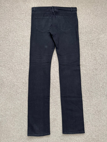 FW14 Saint Laurent by Hedi Slimane Knee Slit D02 Denim Jeans