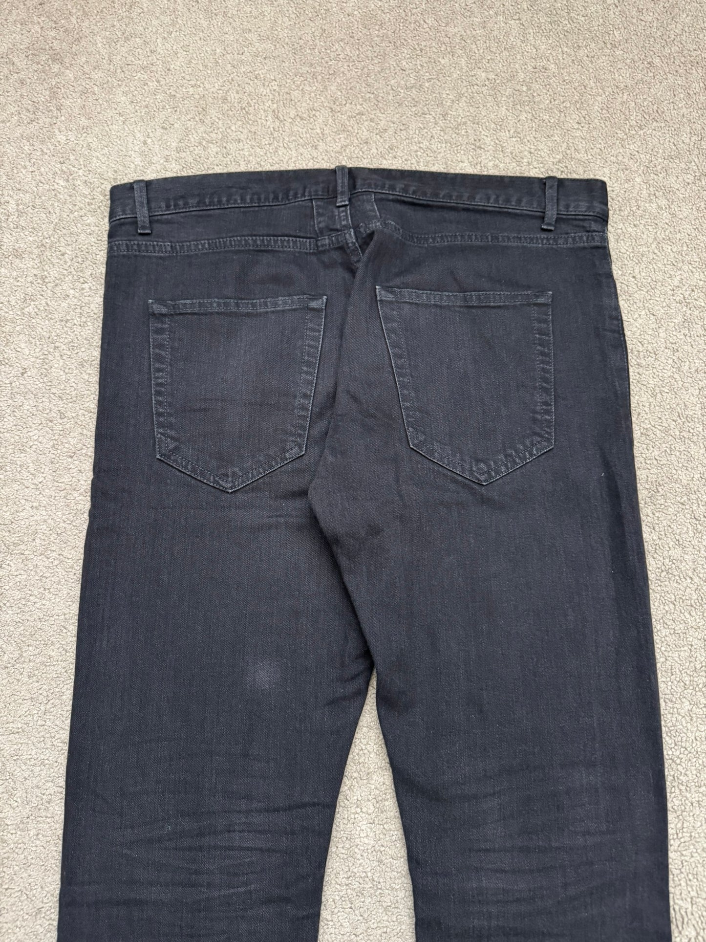 FW14 Saint Laurent by Hedi Slimane Knee Slit D02 Denim Jeans