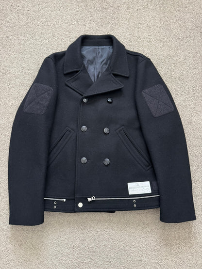 AW10 Undercover "Avakareta Life" Wool Patch Peacoat