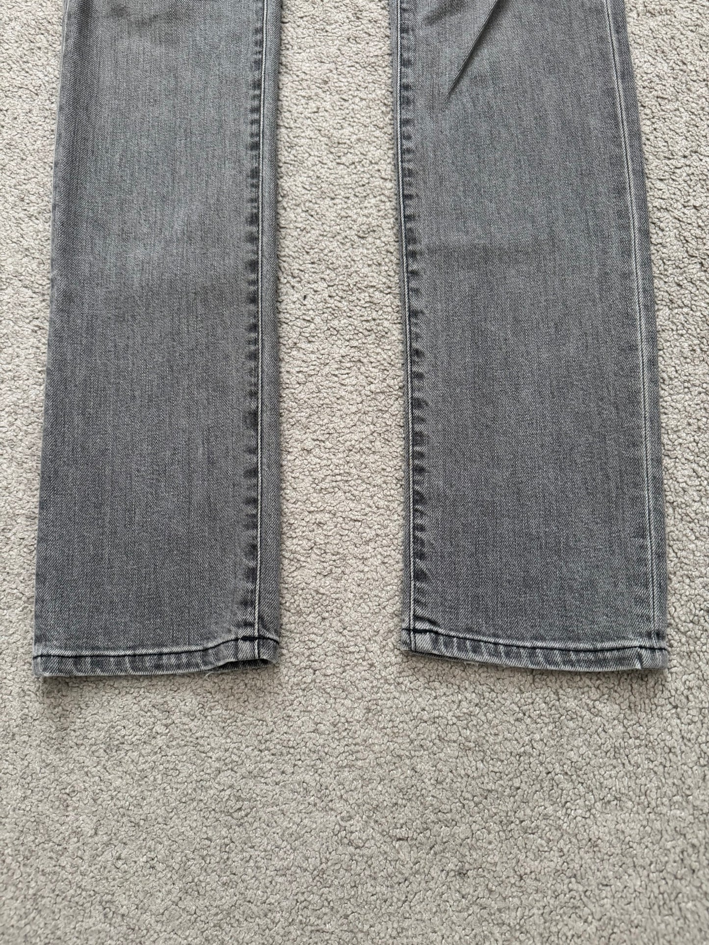 FW15 Saint Laurent by Hedi Slimane Grey Washed D02 Denim Jeans
