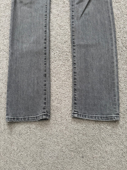FW15 Saint Laurent by Hedi Slimane Grey Washed D02 Denim Jeans