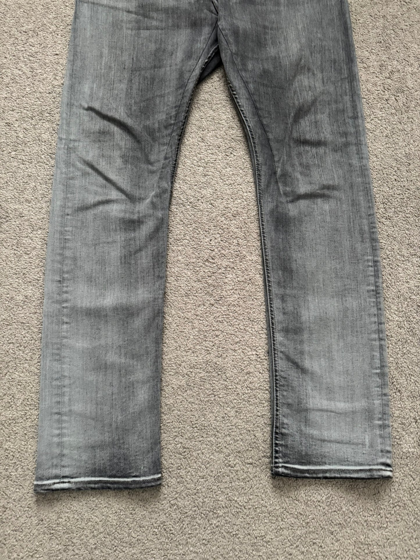 FW20 Rick Owens DRKSHDW Bacteria Wash Detroit Cut Denim Jeans