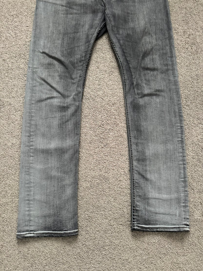 FW20 Rick Owens DRKSHDW Bacteria Wash Detroit Cut Denim Jeans