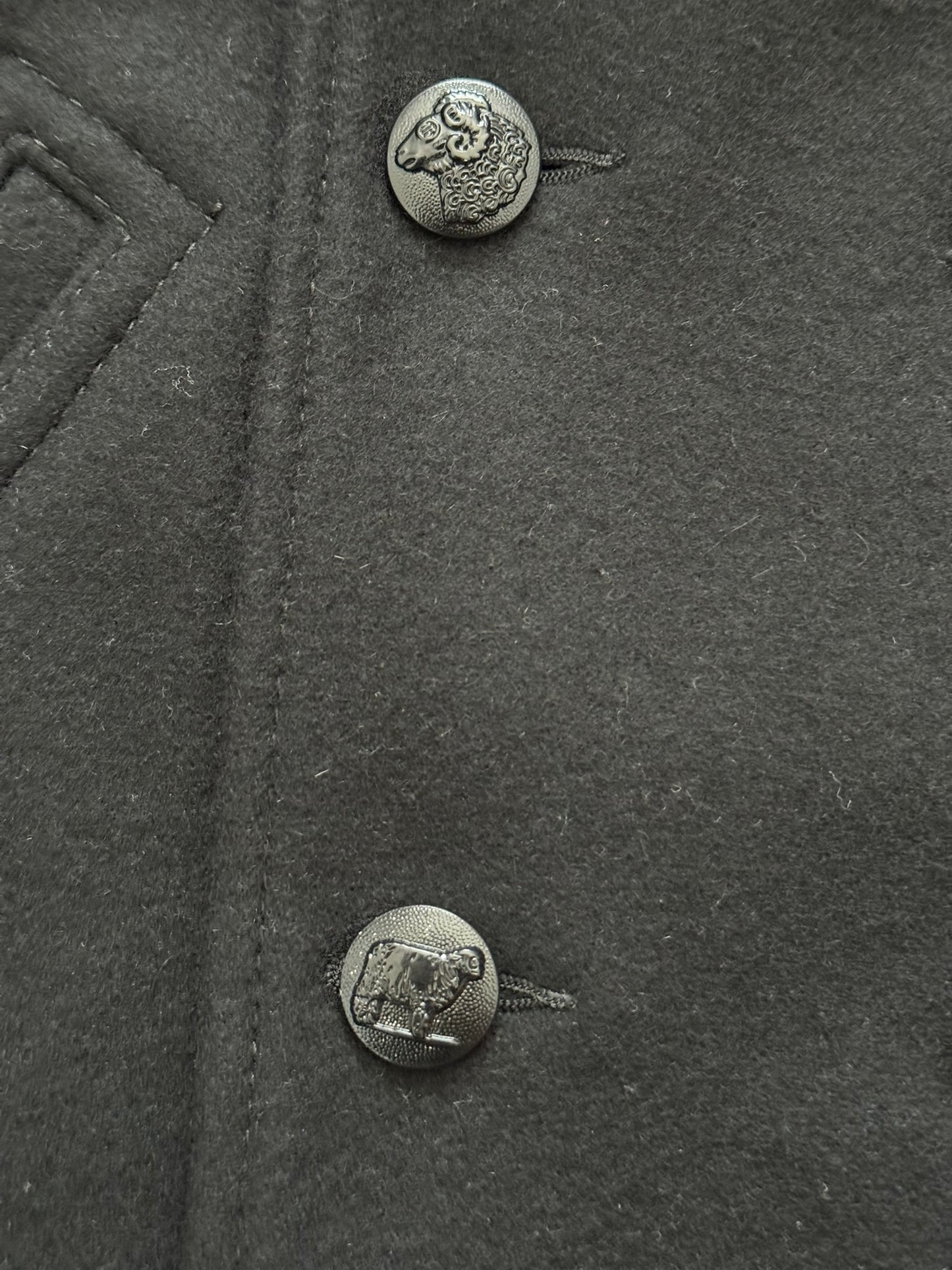 AW10 Undercover "Avakareta Life" Wool Patch Peacoat