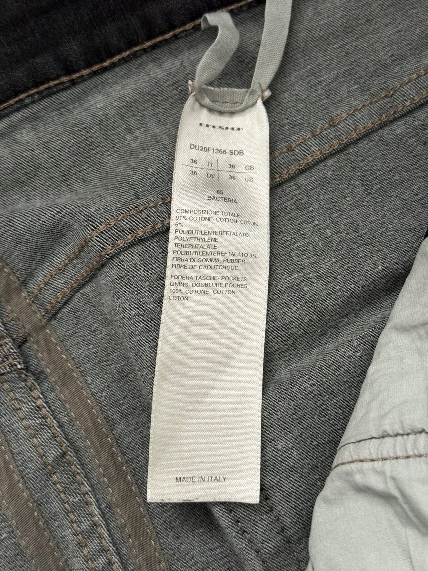 FW20 Rick Owens DRKSHDW Bacteria Wash Detroit Cut Denim Jeans