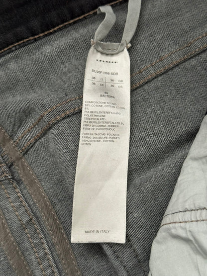 FW20 Rick Owens DRKSHDW Bacteria Wash Detroit Cut Denim Jeans