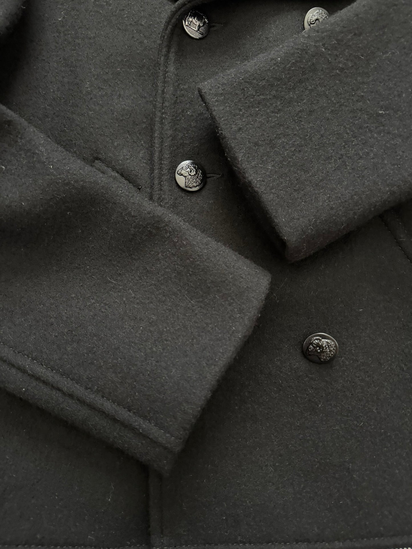 AW10 Undercover "Avakareta Life" Wool Patch Peacoat