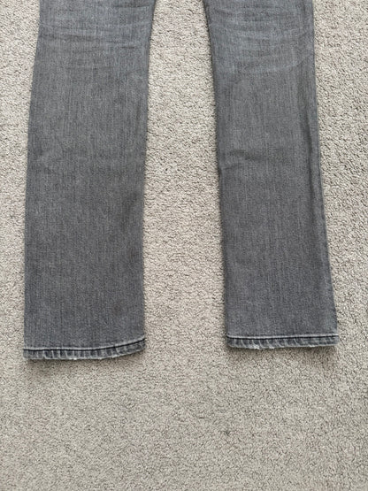 FW15 Saint Laurent by Hedi Slimane Grey Washed D02 Denim Jeans