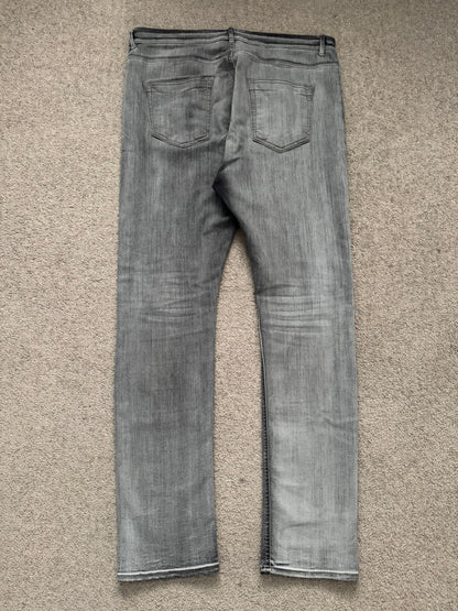 FW20 Rick Owens DRKSHDW Bacteria Wash Detroit Cut Denim Jeans