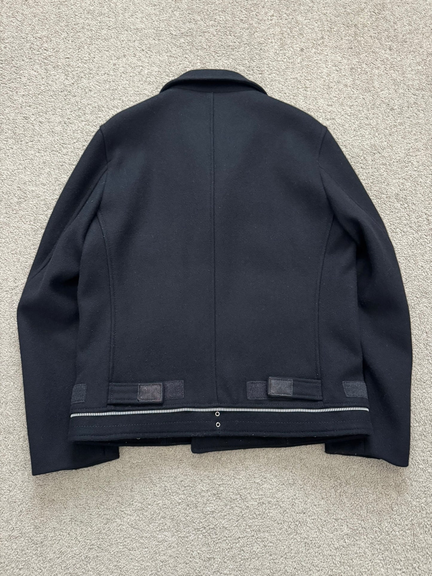 AW10 Undercover "Avakareta Life" Wool Patch Peacoat