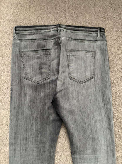 FW20 Rick Owens DRKSHDW Bacteria Wash Detroit Cut Denim Jeans