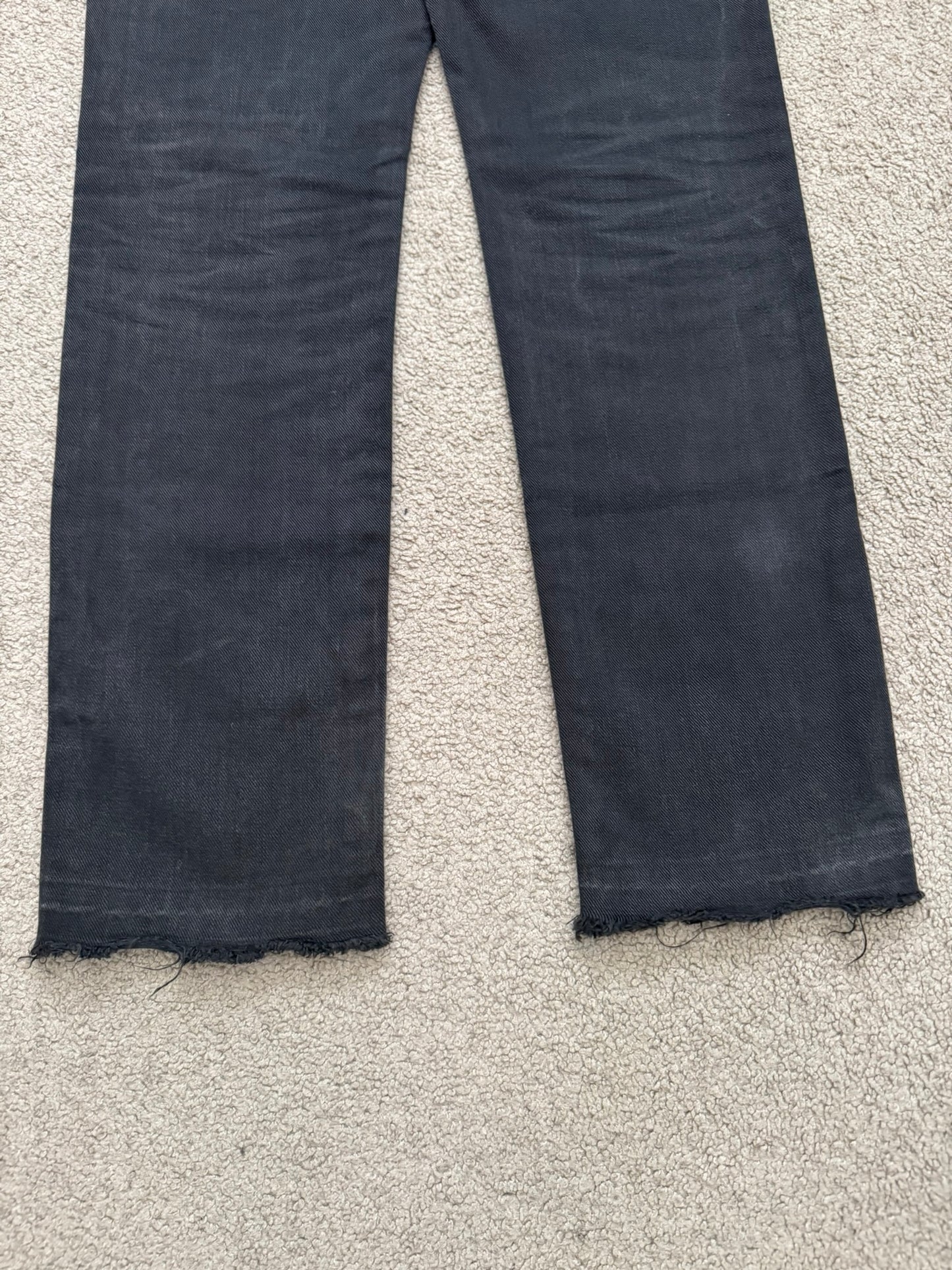 AW04 Number (N)ine "Give Peace A Chance" Patch Denim Jeans