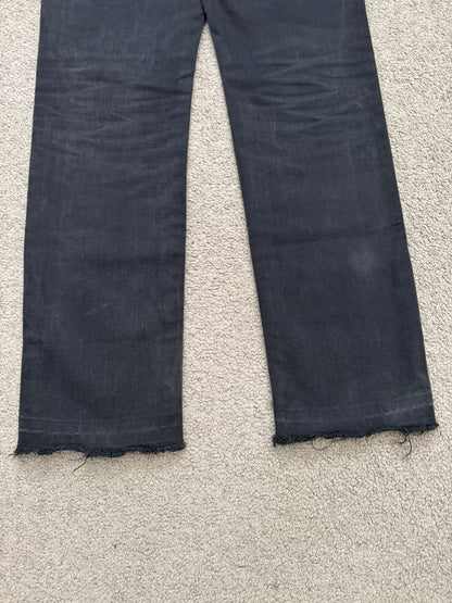 AW04 Number (N)ine "Give Peace A Chance" Patch Denim Jeans