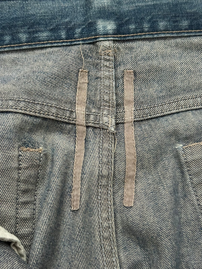 2000s Rick Owens DRKSHDW Mudwash Distressed Detroit Denim Jeans