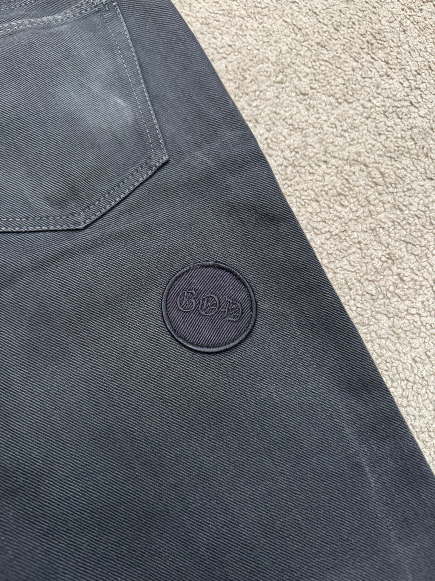 AW04 Number (N)ine "Give Peace A Chance" Patch Denim Jeans