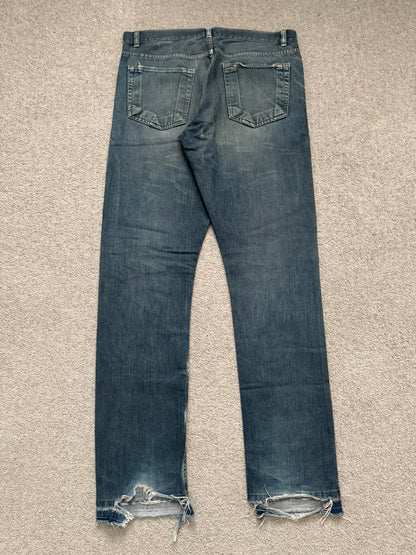 2000s Rick Owens DRKSHDW Mudwash Distressed Detroit Denim Jeans