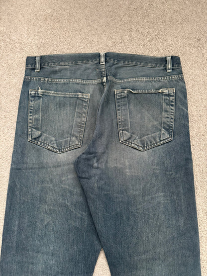 2000s Rick Owens DRKSHDW Mudwash Distressed Detroit Denim Jeans
