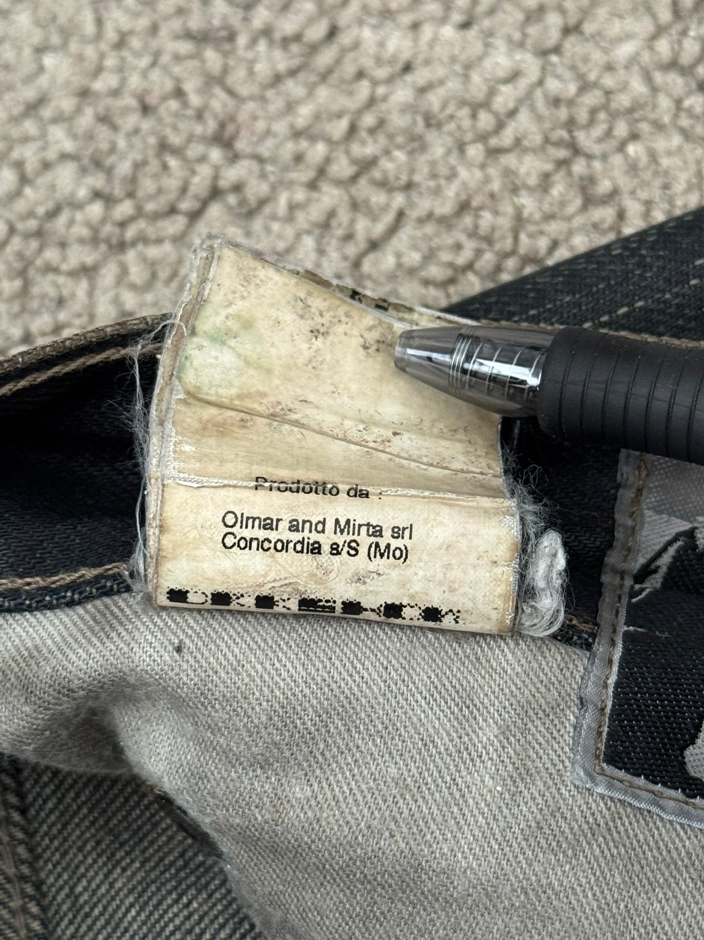 SS09 Rick Owens DRKSHDW "Strutter" Dark Indigo Waxed Detroit Denim Jeans