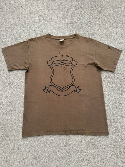 AW01 Number (N)ine "Standards" Shield Bullet Hole T Shirt
