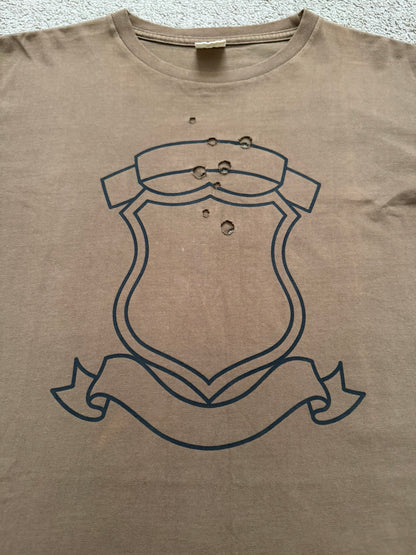 AW01 Number (N)ine "Standards" Shield Bullet Hole T Shirt