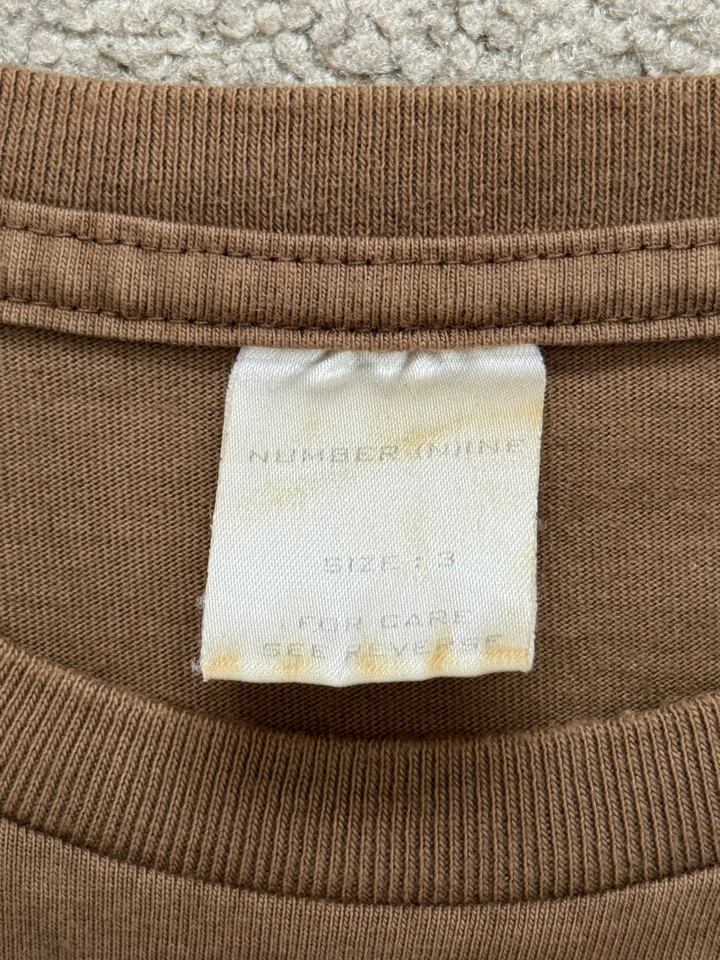 AW01 Number (N)ine "Standards" Shield Bullet Hole T Shirt