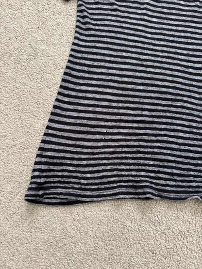 AW06 Dior Homme by Hedi Slimane Striped Cargo Wool Polo Shirt