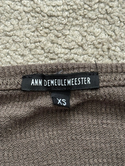 SS17 Ann Demeulemeester Back Strap Thermal Sweatshirt