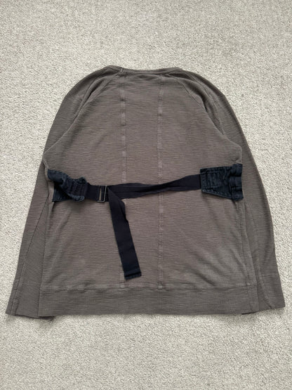 SS17 Ann Demeulemeester Back Strap Thermal Sweatshirt