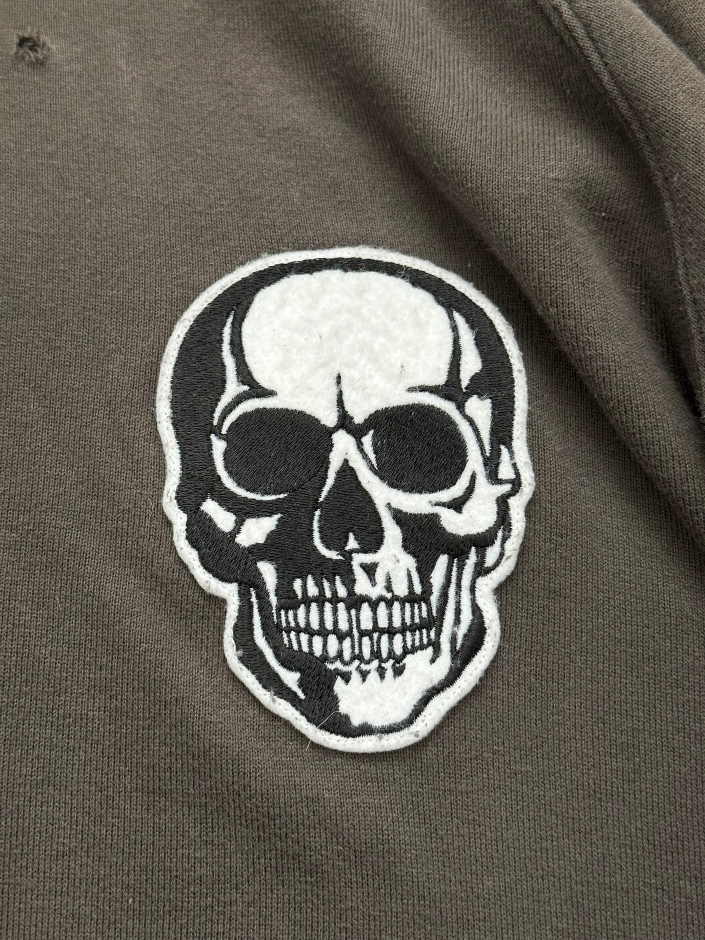 SS04 Number (N)ine "Dream Baby Dream" Double Skull Pullover Hoodie