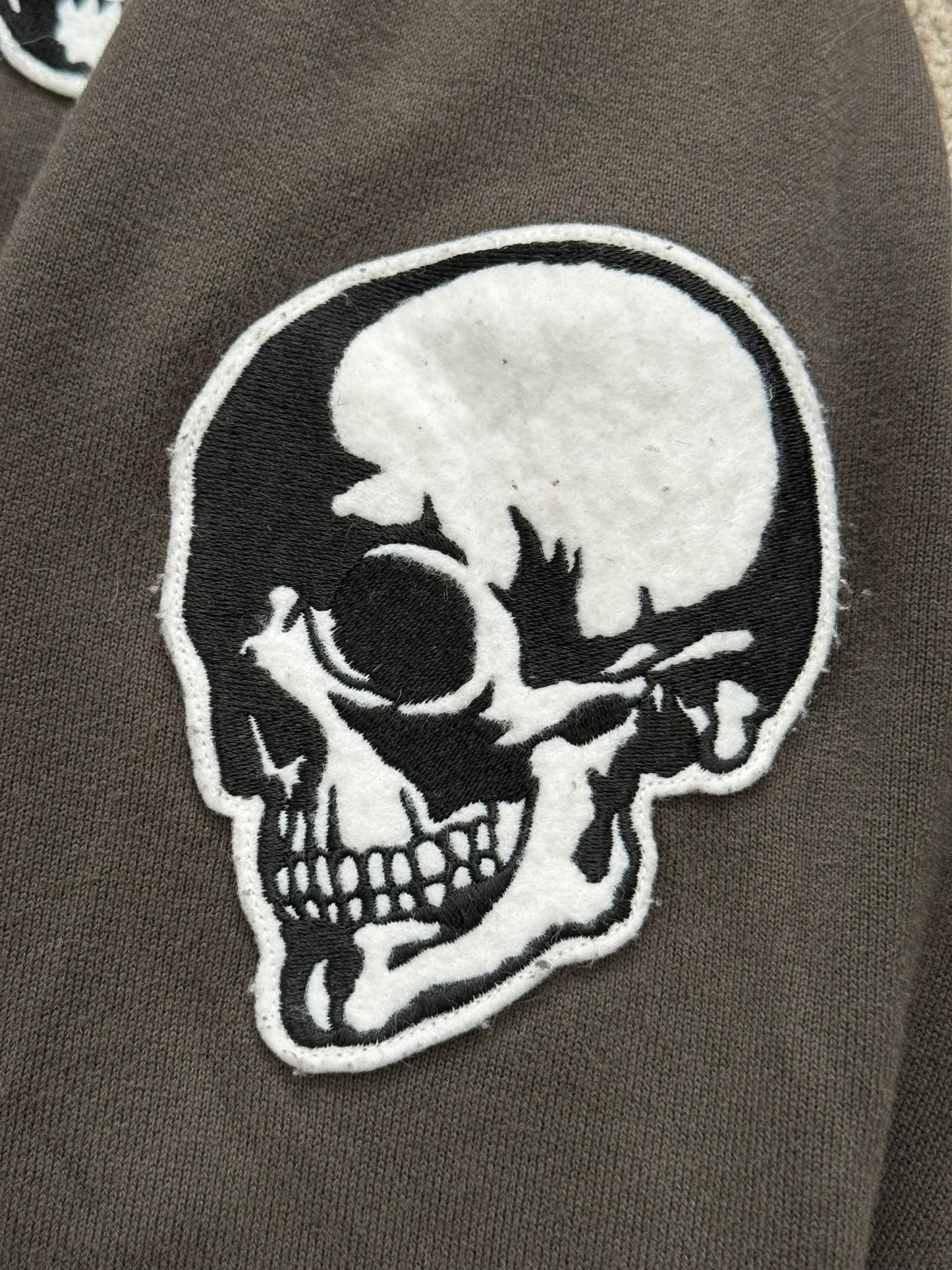 SS04 Number (N)ine "Dream Baby Dream" Double Skull Pullover Hoodie