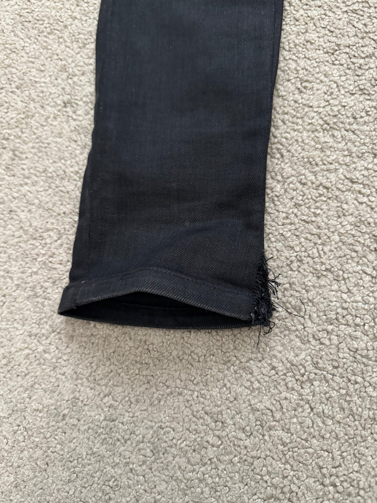 FW15 Saint Laurent by Hedi Slimane 5 Zip Biker D02 Denim Jeans
