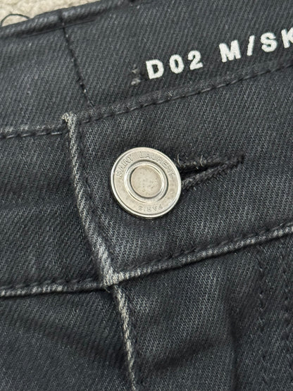 FW15 Saint Laurent by Hedi Slimane 5 Zip Biker D02 Denim Jeans