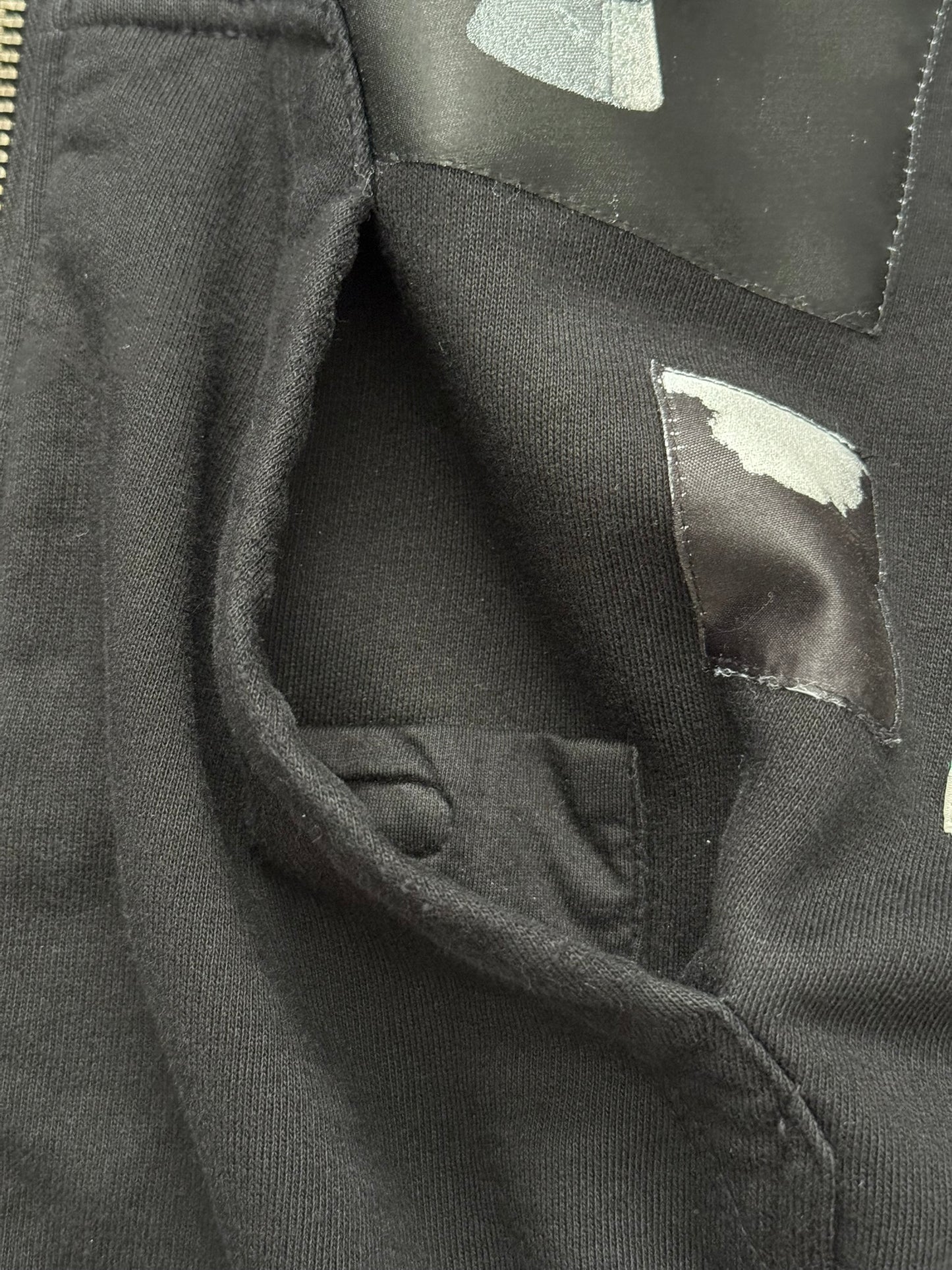 SS15 Rick Owens DRKSHDW Patched Jason Zip Up Hoodie