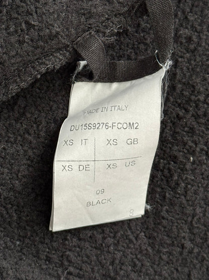 SS15 Rick Owens DRKSHDW Patched Jason Zip Up Hoodie