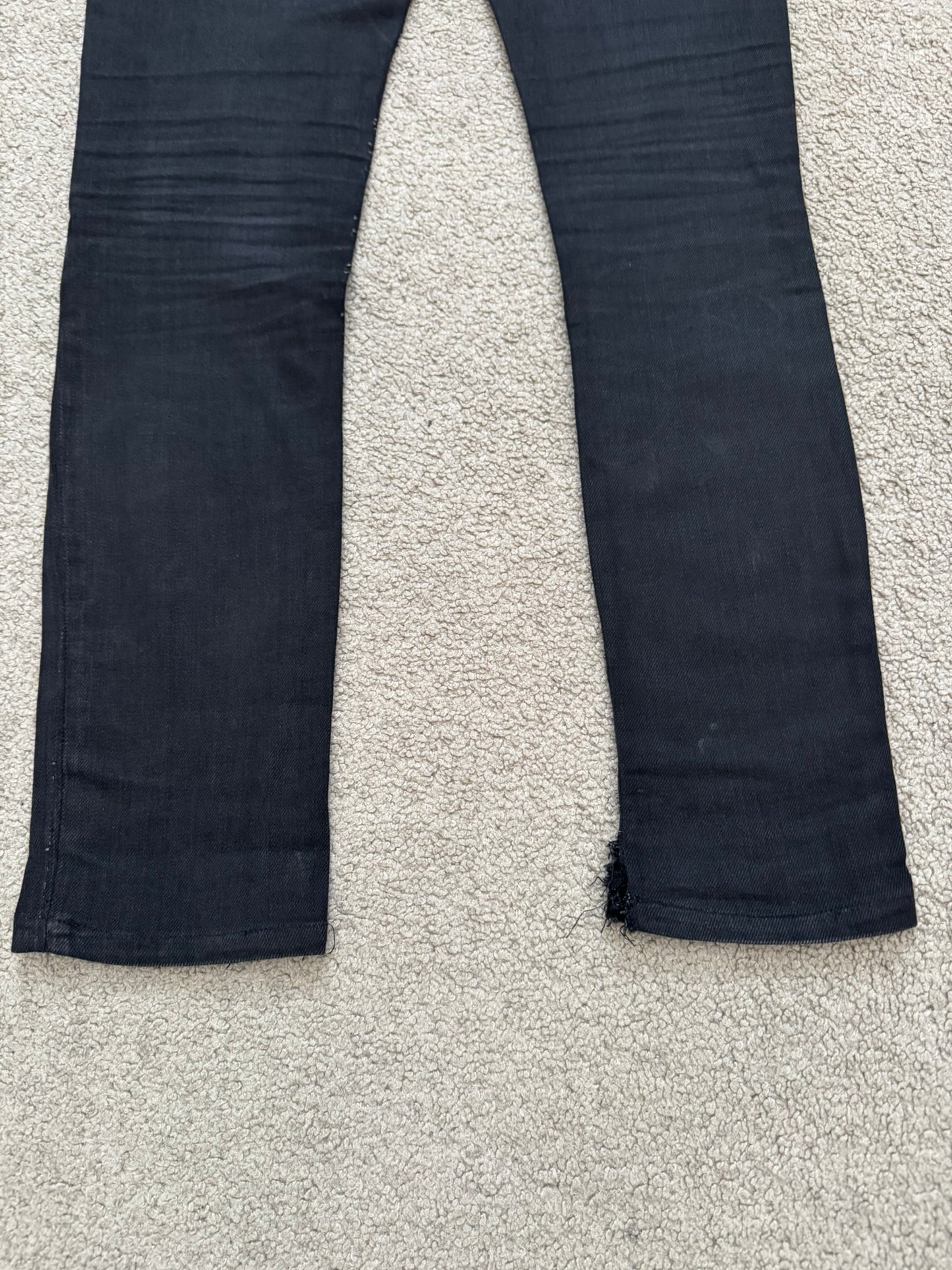 FW15 Saint Laurent by Hedi Slimane 5 Zip Biker D02 Denim Jeans