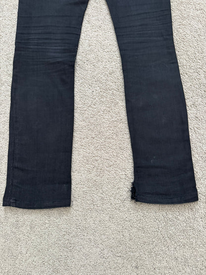 FW15 Saint Laurent by Hedi Slimane 5 Zip Biker D02 Denim Jeans