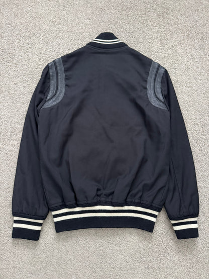 FW14 Saint Laurent by Hedi Slimane Teddy Varsity Bomber Jacket