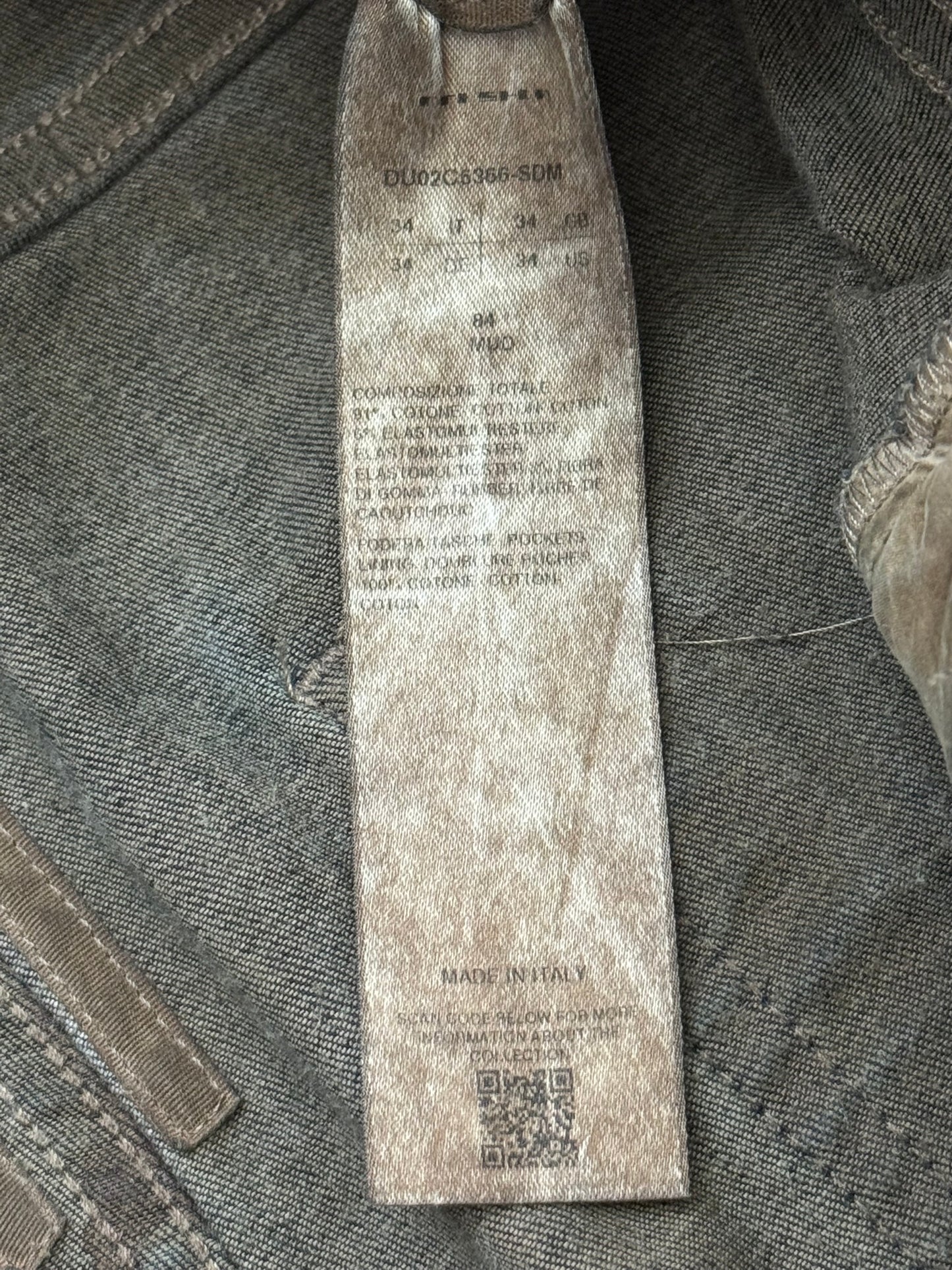 FW23 Rick Owens DRKSHDW Mud Wash Detroit Cut Denim Jeans