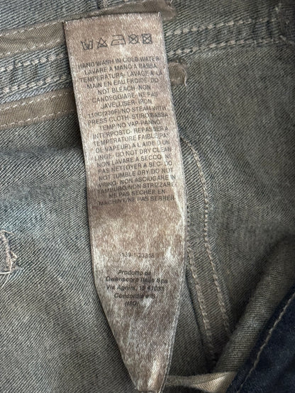 FW23 Rick Owens DRKSHDW Mud Wash Detroit Cut Denim Jeans