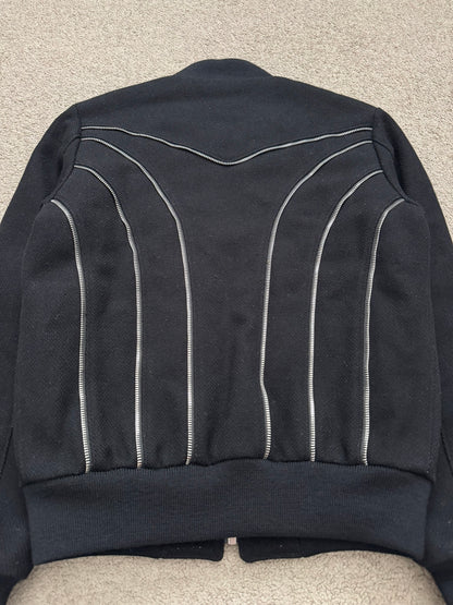 FW15 Saint Laurent by Hedi Slimane Zipper Teddy Varsity Bomber Jacket