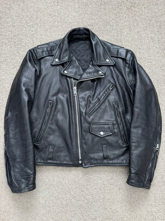 1960s Vintage Lesco Biker Perfecto Leather Jacket